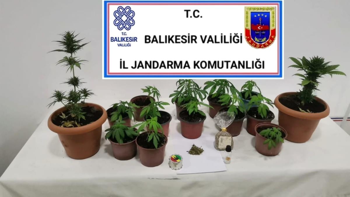 Balıkesir’de uyuşturucu operasyonu