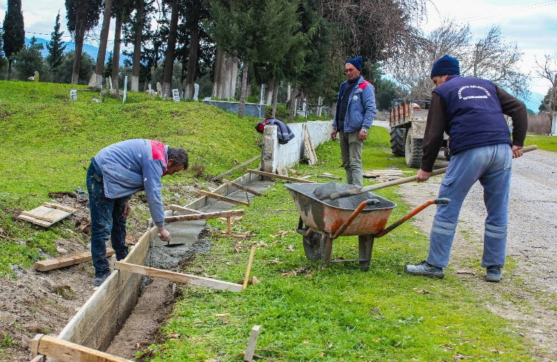 Çoruk Mezarlığı’nın onarım çalışması tamamlandı