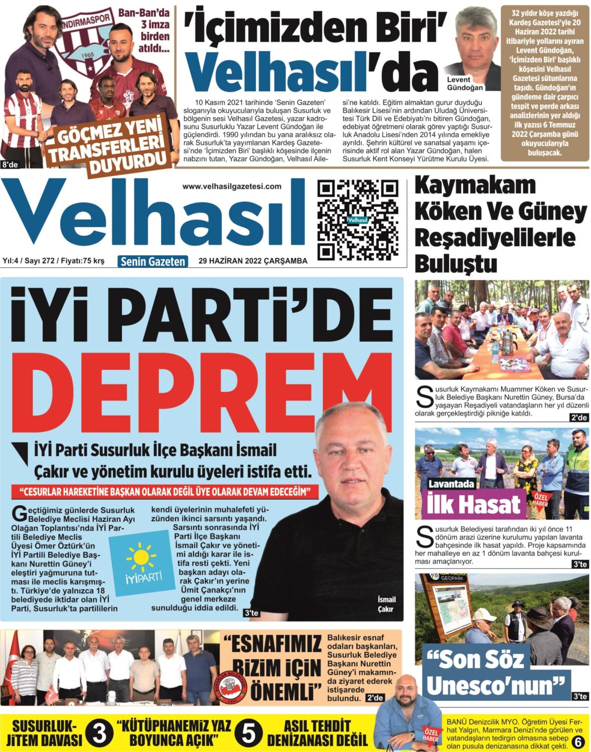 29 Haziran 2022 Velhasıl Gazetemiz