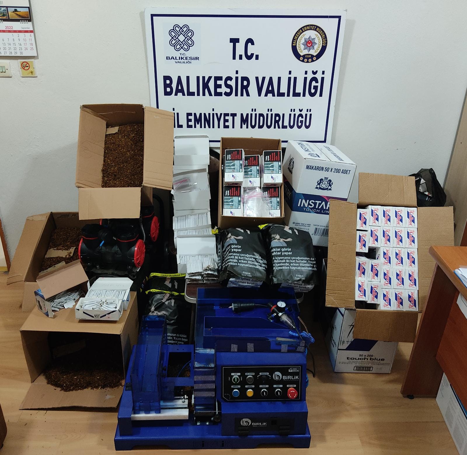 Kaçakçılığa polis baskını