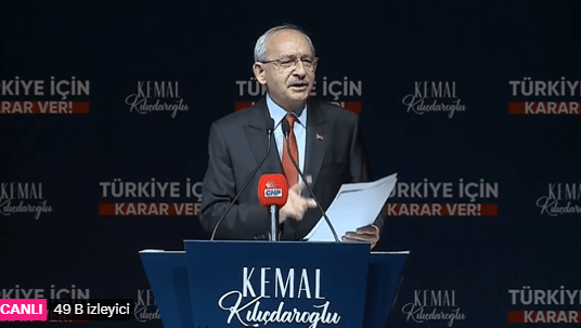 KEMAL KILIÇDAROĞLU: “VATANINI SEVEN SANDIĞA GELSİN”