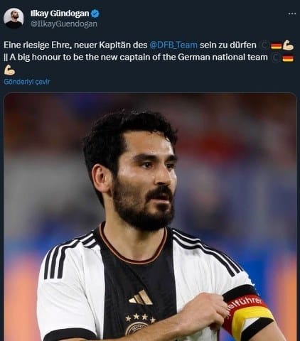Alman milli takımının yeni kaptanı: Balıkesirli İlkay Gündoğan!