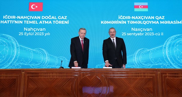 Erdoğan ile Aliyev Nahçıvan’da bir araya geldi
