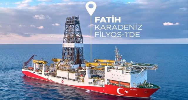 ‘Fatih’ Karadeniz’de Filyos-1 kuyusunda sondaja başladı