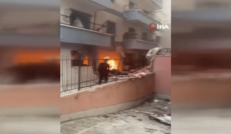 Ankara’da 6 katlı binada doğal gaz patlaması: 1 ölü!