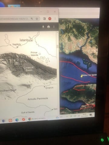Marmara Denizinde meydana gelen 4.1'lik depremin ardından deniz haritası paylaşan deprem bilimci Prof. Dr. Naci Görür, sosyal medya hesabından yaptığı paylaşım ile Marmara Denizinde bulunan fayların gerilim biriktirdiğini söyledi.