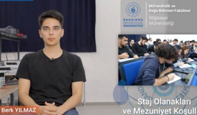 Bandırma 17 Eylül Üniversitesi’nde Bilgisayar Mühendisliği Öğrencisi Ataberk Yılmaz: “Bilgisayar Mühendisliği, Sürekli Gelişen Bir Disiplin”