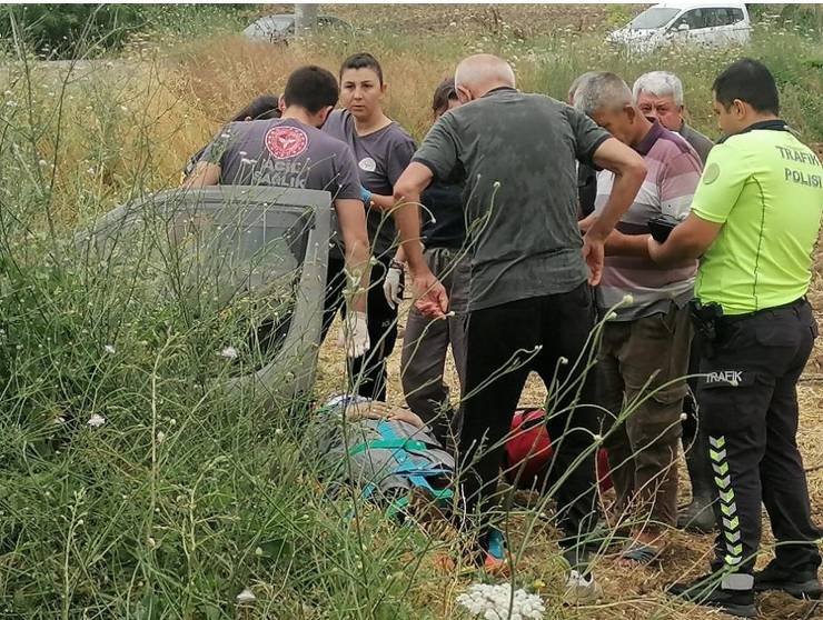 Manyas kaza, Darıca Yolu, trafik kazası, elektrik direği, yağmur kazası, Manyas Devlet Hastanesi