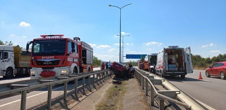 Susurluk’ta Trafik Kazası: 2’si Ağır 3 Yaralı